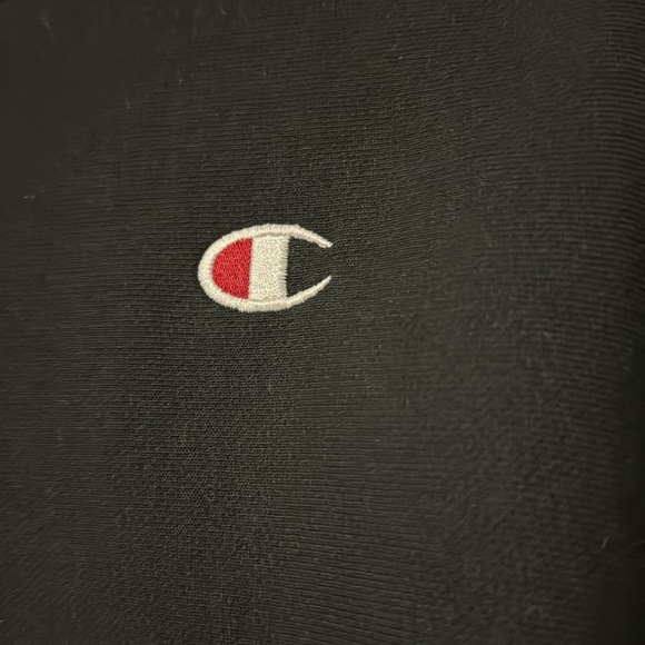 Champion cropped black sweatshirt - Picture 2 of 6